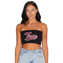 Load image into Gallery viewer, Troy University Black Bandeau Top