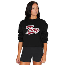 Load image into Gallery viewer, Troy University Black Crewneck