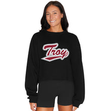 Load image into Gallery viewer, Troy University Black Crewneck