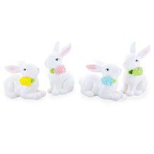 Load image into Gallery viewer, Set of 4 Porcelain Easter Bunnies 4 Inches