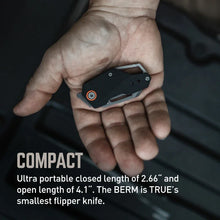 Load image into Gallery viewer, TRUE TRU-FMK-1009 Berm Keychain Knife