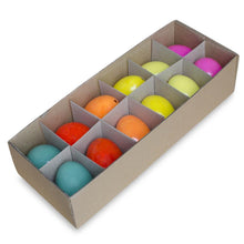 Load image into Gallery viewer, Set of 12 Real Eggshell Pysanky Easter Eggs 2.5 Inches