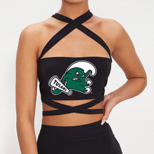 Load image into Gallery viewer, Tulane Black Multi Way Bandeau Top