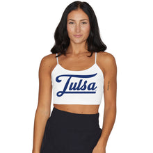 Load image into Gallery viewer, Tulsa White Spaghetti Tank
