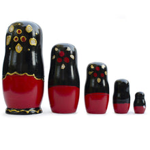 Load image into Gallery viewer, Set of 5 Strawberries Nesting Dolls Matryoshka 6.5 Inches