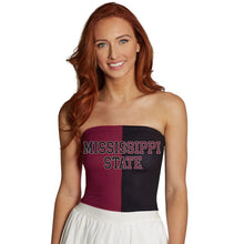 Load image into Gallery viewer, Mississippi State Two Tone Tube Top