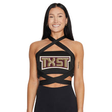 Load image into Gallery viewer, Texas State Black Multi Way Bandeau Top