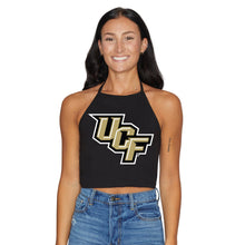 Load image into Gallery viewer, UCF Black Halter Top