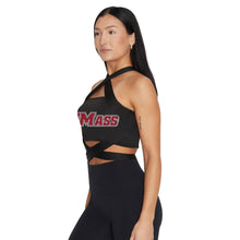 Load image into Gallery viewer, UMass Black Multi Way Bandeau Top