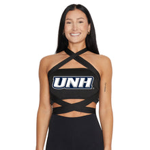 Load image into Gallery viewer, New Hampshire Wildcats Black Multi Way Bandeau Top