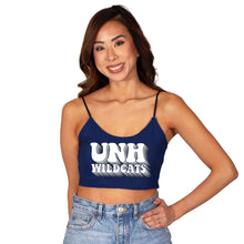 Load image into Gallery viewer, New Hampshire Wildcats Navy Spaghetti Tank