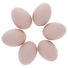 Load image into Gallery viewer, Set of 6 Brown Ceramic Chicken Eggs 2.3 Inches