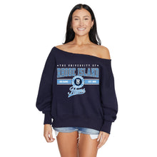 Load image into Gallery viewer, Rhode Island Rams Off the Shoulder Sweatshirt