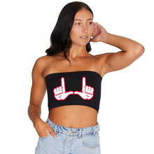 Load image into Gallery viewer, Utah Black Bandeau Top