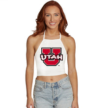 Load image into Gallery viewer, Utah White Halter Top