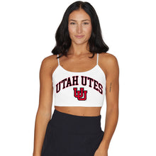Load image into Gallery viewer, Utah White Spaghetti Tank