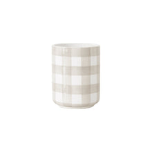 Load image into Gallery viewer, Gingham Large Vase/ Utensil Holder
