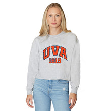 Load image into Gallery viewer, Virginia Cavaliers Established Gray Crewneck
