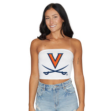 Load image into Gallery viewer, Virginia Cavaliers White Tube Top