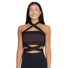 Load image into Gallery viewer, Virginia Cavaliers Black Multi Way Bandeau Top