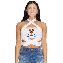 Load image into Gallery viewer, Virginia Cavaliers White Multi Way Bandeau Top