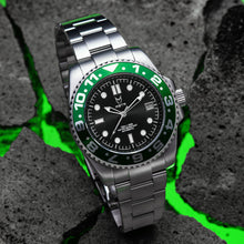 Load image into Gallery viewer, VO124SS - AUTOMATIC VOYAGER SILVER/GREEN