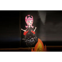 Load image into Gallery viewer, Vampiress With Bats Brooch by Laliblue