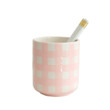Load image into Gallery viewer, Gingham Vase