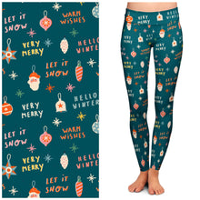 Load image into Gallery viewer, "Very Merry" Buttery Soft Leggings by Lipstick &amp; Chrome