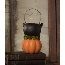Load image into Gallery viewer, Vintage Black Cat in Pumpkin by Bethany Lowe Designs
