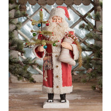 Load image into Gallery viewer, Vintage Santa Holding Stocking by Bethany Lowe Designs