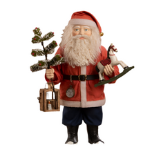 Load image into Gallery viewer, Vintage Santa with Toy Horse by Bethany Lowe Designs