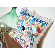Load image into Gallery viewer, Virginia Beach Hand-Embroidered Pillow by CatStudio