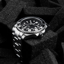 Load image into Gallery viewer, VO128SS - VOYAGER SILVER &amp; BLACK WATCH