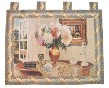 Load image into Gallery viewer, DaDa Bedding Breeze of Admiration Elegant Antique Woven Tapestry Wall Hanging - 36" x 50"