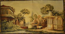 Load image into Gallery viewer, Tache Tapestry Middle Eastern Golden Palace Landscape Wall Hanging Art Mural 27 x 49 (351)