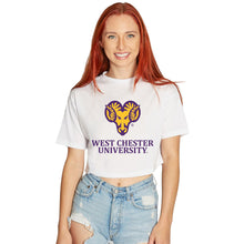 Load image into Gallery viewer, West Chester University Logo Cropped Tee