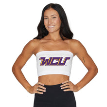 Load image into Gallery viewer, West Chester University White Bandeau Top