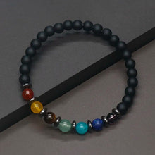 Load image into Gallery viewer, 7 Chakra Balance &amp; Weight Loss Support Magnetic Bracelets