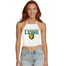 Load image into Gallery viewer, Southeastern Louisiana Lions White Halter Top