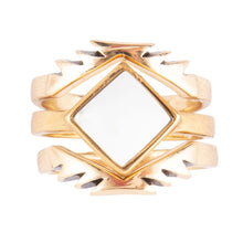 Load image into Gallery viewer, White Jasper Aztec Ring