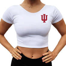 Load image into Gallery viewer, Indiana Hoosiers White Babydoll Tee