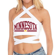 Load image into Gallery viewer, Minnesota White Multi Way Bandeau Top