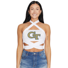Load image into Gallery viewer, Georgia Tech White Multi Way Bandeau Top