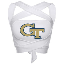 Load image into Gallery viewer, Georgia Tech White Multi Way Bandeau Top