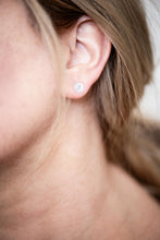 Load image into Gallery viewer, Yellow Shiny Mini Retro Button Stud Earrings