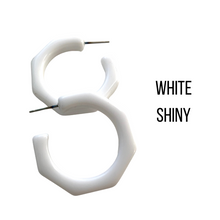 Load image into Gallery viewer, Kay Octagon Hoop Earrings