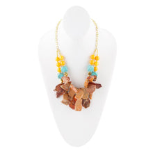 Load image into Gallery viewer, Windswept Double Strand Slab Necklace