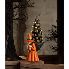 Load image into Gallery viewer, Witch Carrying Tree by Bethany Lowe Designs
