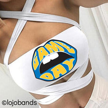 Load image into Gallery viewer, Game Day White Multiway Bandeau